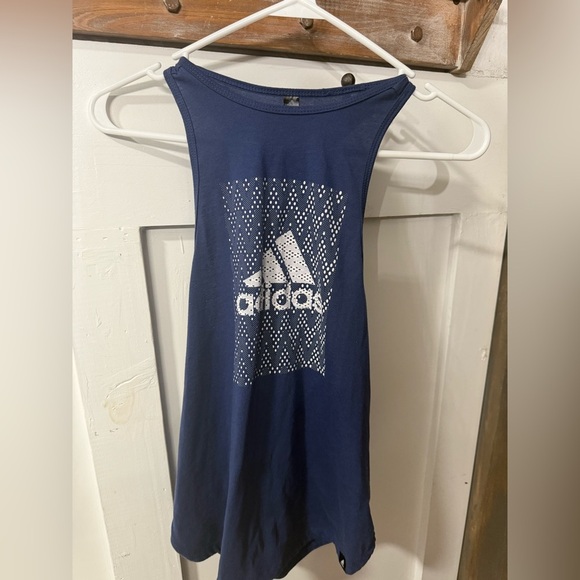 adidas Tops - Adidas Navy Athletic Tank
